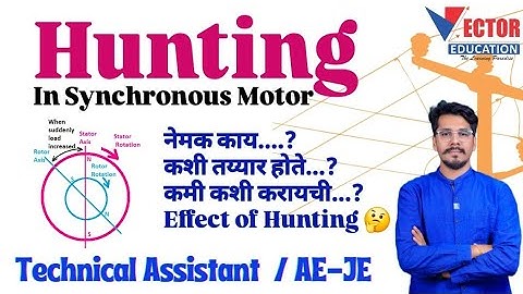 Hunting of Synchronous Motor🤔 #hunting #synchronousmotor #motor #electricalengineering अंकुश सर
