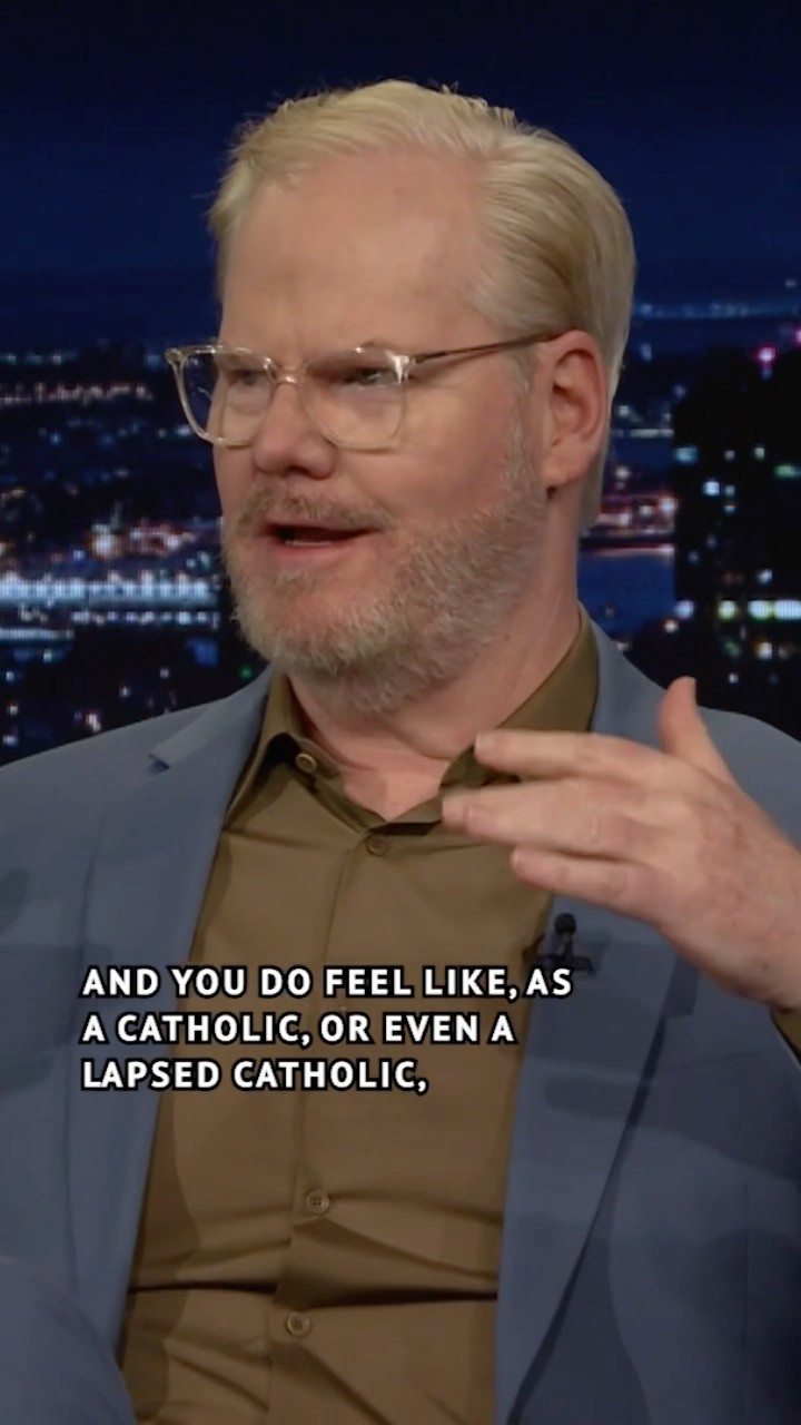 After 58 years, #JimGaffigan still doesn’t know what to do at church ? #FallonTonight