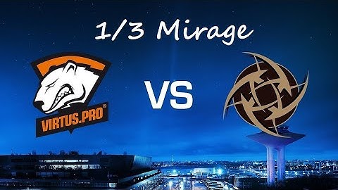 Virtus.pro vs NiP - 1/3 Mirage. Мажор EMS One Katowice 2014 ФИНАЛ. CS:GO