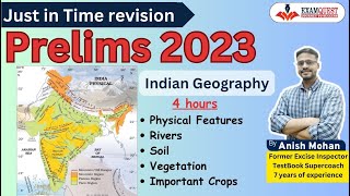 Geography for Prelims 2023 | Indian Geography | Geography Revision | UPSC Prelims 2023