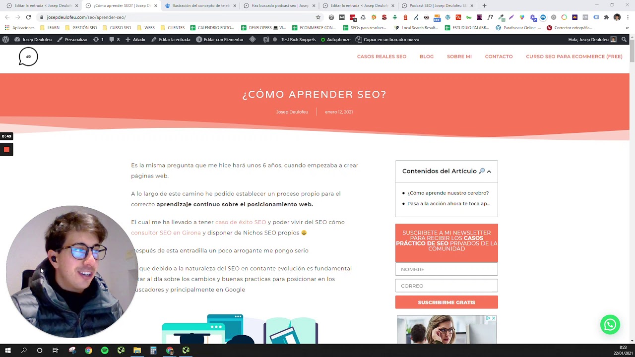 consultor seo  Update  ¿Cómo aprender SEO? Mi experiencia cómo Consultor SEO y Webs de Nicho desde mis 17 años