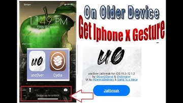 Get iPhone X Gesture On OLD devices iOS12 to 13.5 Jailbreak