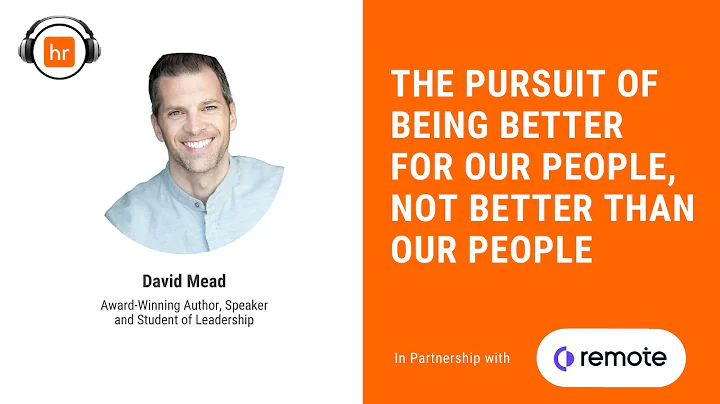 The Pursuit of Being Better for our People, not Be...