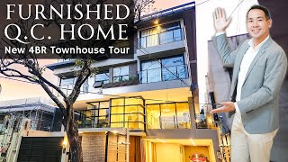 House Tour QC89 • "Just 5 Minutes to EDSA!" • FULLY-FURNISHED 4BR Townhouse  for Sale in Quezon City