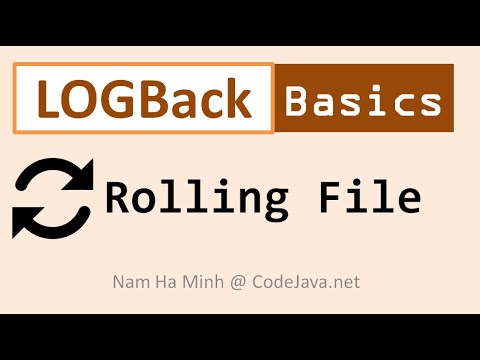 Logback Basics and Rolling File Logging Example