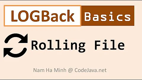 Logback Basics and Rolling File Logging Example