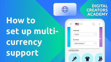 How to set up multi-currency support at your Shopify store and Andromo app