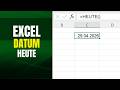 Excel Datum heute: So nutzt du die HEUTE-Funktion richtig