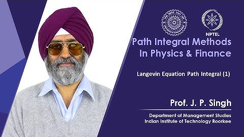 Lecture 16: Langevin Equation Path Integral (1)