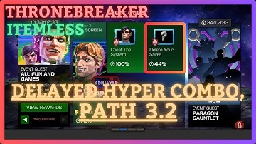 MCOC | EQ 3.2 | Delayed Hyper Combo Path | ThroneBreaker | ALL FUN AND GAMES | Itemless |