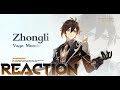 [Reaction] Zhongli - Genshin Impact