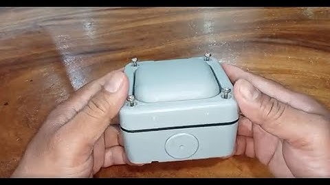 MK Masterseal Plus IP66 Switch K56401GRY with MK K4896 Module  Outdoor Weatherproof Switch Guide