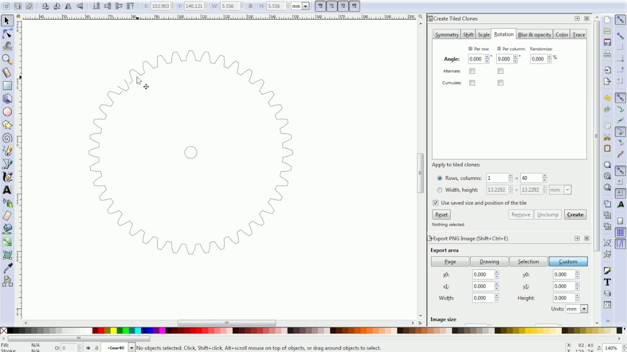 Making an inverted gear in Inkscape (Planetary Gear) - YouTube