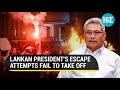 Lankan President and relatives stopped from escaping to Dubai; What happened at the airport?
