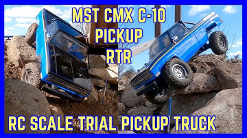 RC Chevrolet Pickup Trail Truck Chevy MST CMX C 10 Pickup RTR at the 2nd German Championship