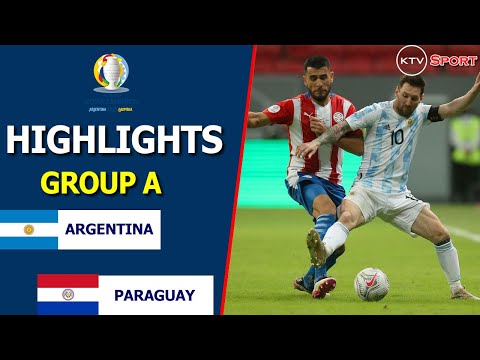 阿根廷 vs 巴拉圭 1 0 | 亮點 - 2021 年美洲杯