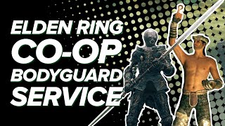 Elden Ring Coop Gameplay: NOOB BODYGUARD SERVICE! | Andy Protects Mike in Boss Fight But Not Really