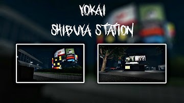 The Mimic Yokai | New Map Sneak Peeks - Shibuya Station | Roblox