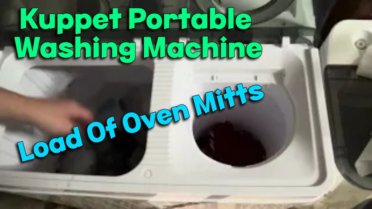 Washing Oven Mitts In MY Kuppet Portable Washing Machine! YouTube