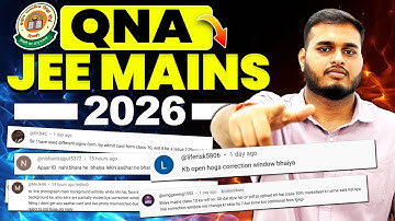 NTA Urgent Update 😱 JEE Mains 2026 Correction Window open 😳 ये नहीं होगा change! #jeemains 