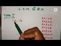 Basicmaths lcm for beginners   type 1in tamil