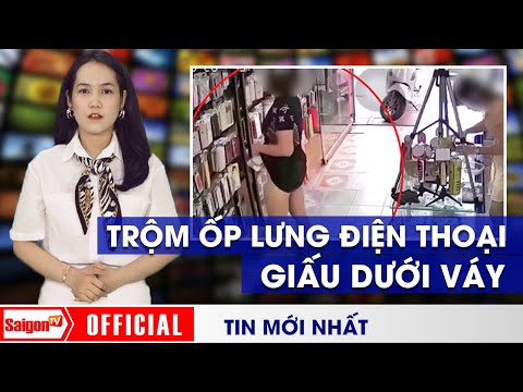 Người phụ nữ KÉO VÁY để giấu trộm ốp lưng điện thoại gây bức xúc
