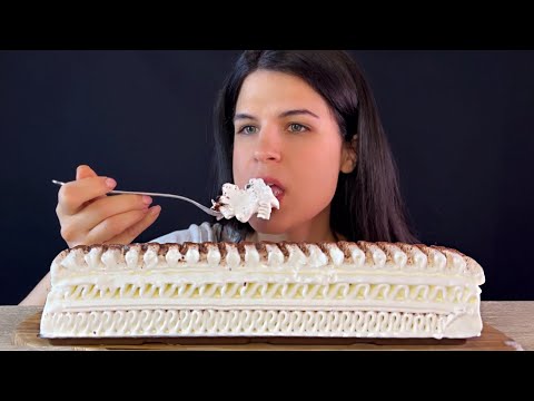 ICE CREAM CAKE | MUKBANG | ASMR | EATING SOUNDS