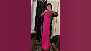 Thumbnail of Pink Flaired Maxi Dress From Flipkart | Fabric Rayon ( Rs 646) Watch full Dress Haul #dress #maxi