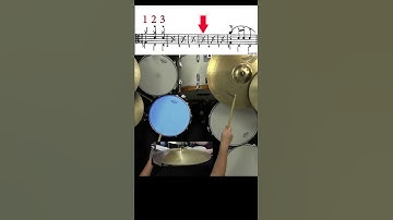 Thumbnail of How to drum the basic Waltz #shorts #drumbeat #waltz