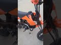 110cc pitbike after restoration