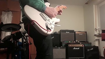 Marshall DSL 40 CR Fender Strat