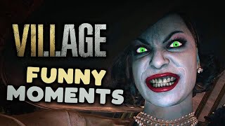 RESIDENT EVIL VILLAGE FUNNY MOMENTS