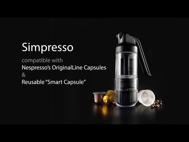 Simpresso Portable Espresso Maker | Compact Travel Coffee Maker Compatible with