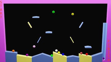 Obstacle Course / Marble Race / Marble Run / 12 Balls / Blender Animation / Music Animation /