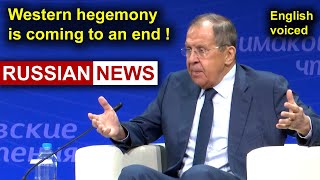 Western hegemony is coming to an end Lavrov, Russia, Ukraine