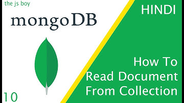 Read Document From Collection in MongoDB in Hindi/ Urdu | The Js Boy #mongodb #nosql #sql