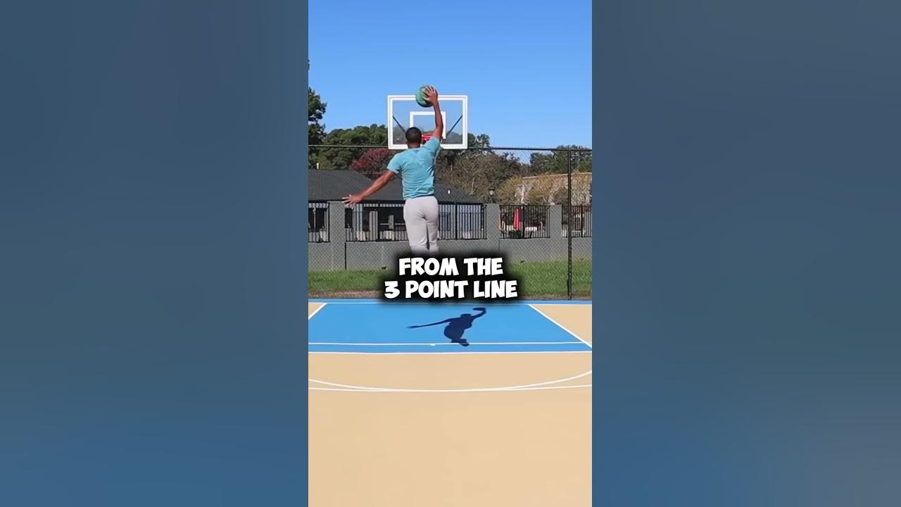 First Person To Ever Dunk From The 3 Point Line YouTube