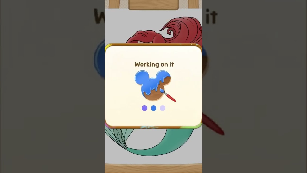 Coloring Ariel On The Disney Coloring World App YouTube Coloring Ariel On The Disney Coloring World App YouTube