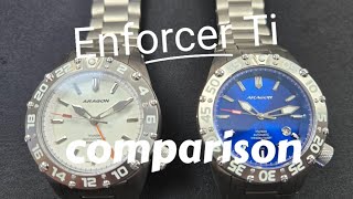 Aragon Enforcer Ti Comparison | A702 WHT vs A704 BLU | ARAGON TITANIUM ENFORCER