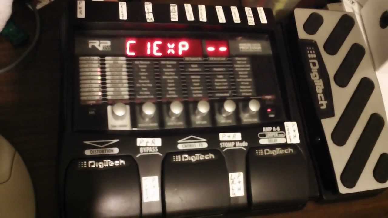 Digitech RP355 XEdit Amp B Tone Library Issue YouTube