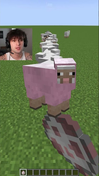 Finding The Pink Sheep in MINECRAFT (0.164%) #shorts
