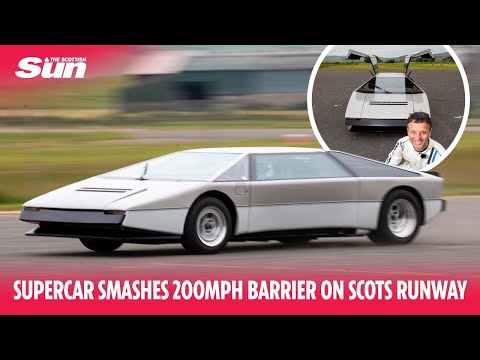 Aston Martin Bulldog supercar smashes 200mph speed barrier on Scots runway after 44-year-wait