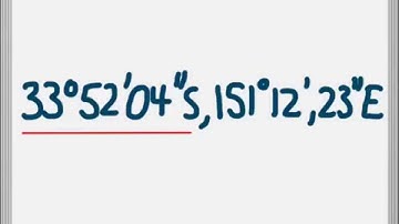Minutes and Seconds in Latitude and Longitude
