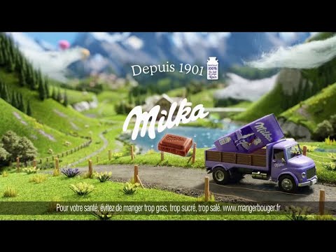 Pub Milka chocolat (vache Gerda) janvier 2020