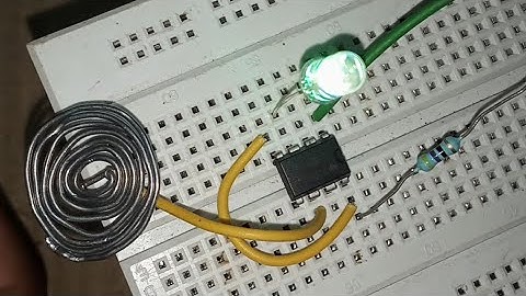 Highly Sensitive Touch Sensor in Breadboard || ic555 timer project