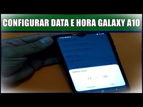 Como Trocar a Hora e Data No Celular Samsung galaxy A10