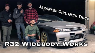 Building an R32 in 10 Minutes - Widebody Install Edition