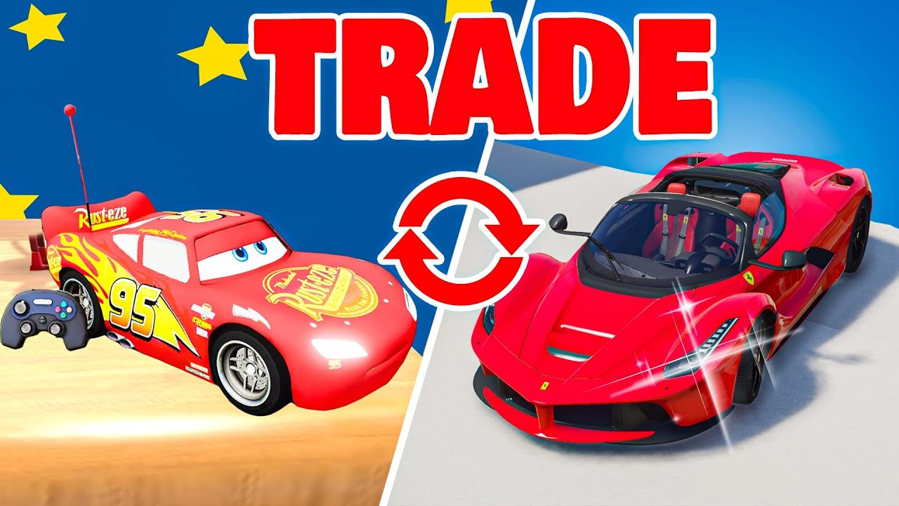 Trading from RC Car to a Ferrari in GTA 5