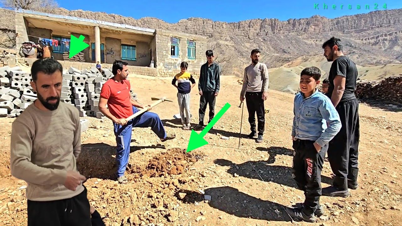 Yousef: Helps his sister build a house