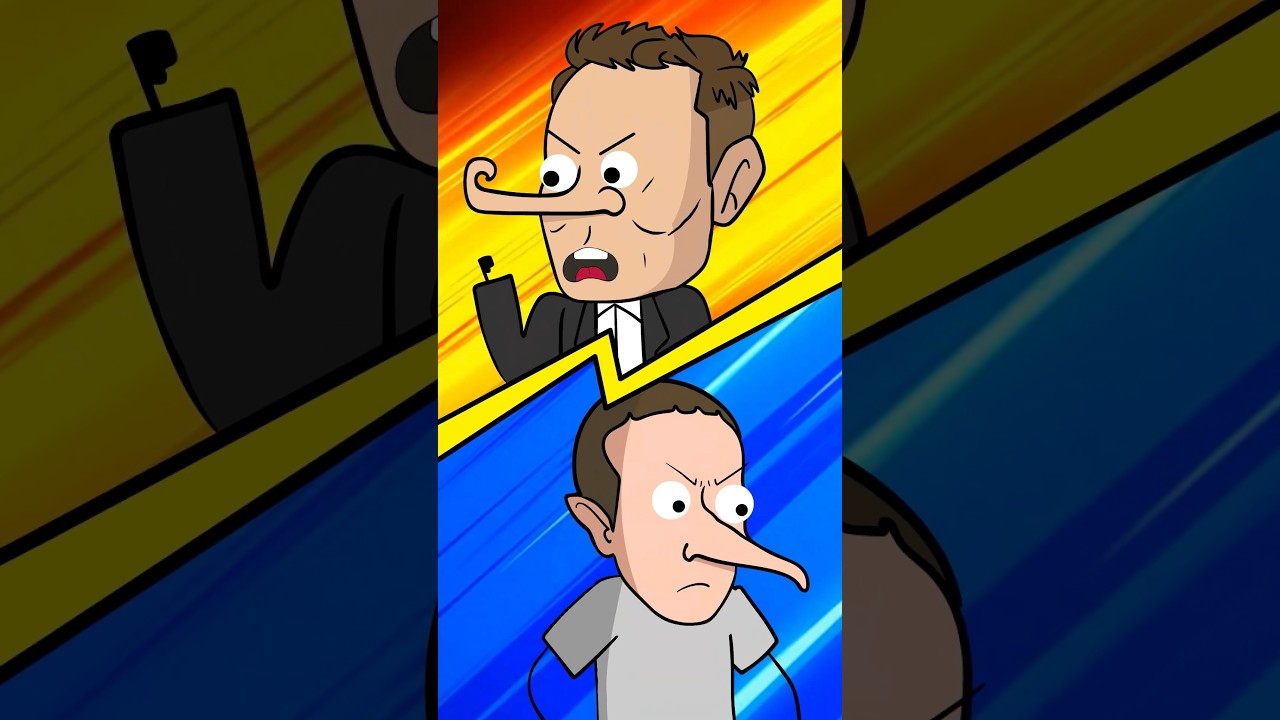 Elon Musk Vs Mark Zuckerberg Pokemon Match #angryprash #anime